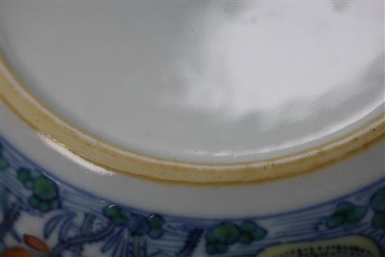 A good Chinese doucai duck and lotus bowl, Daoguang seal mark and of the period (1821-50), D. 16.5cm